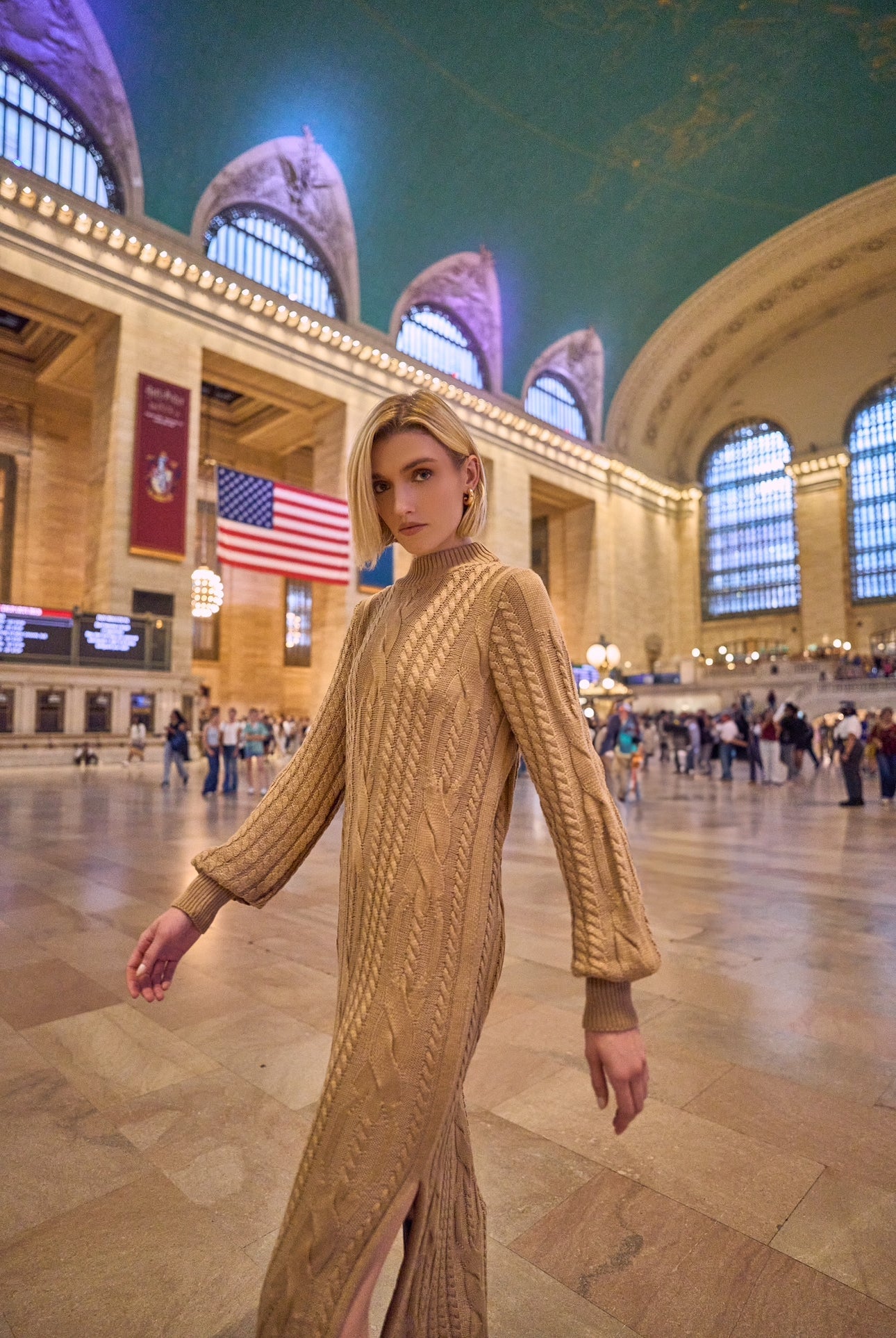 CIPRIANI CAMEL DRESS