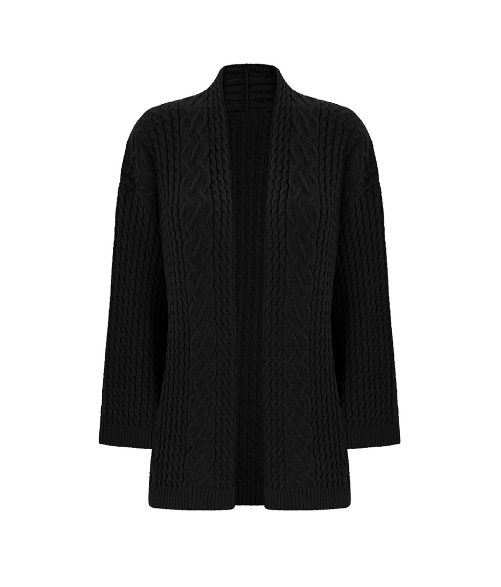 HAMPTONS CARDIGAN BLACK