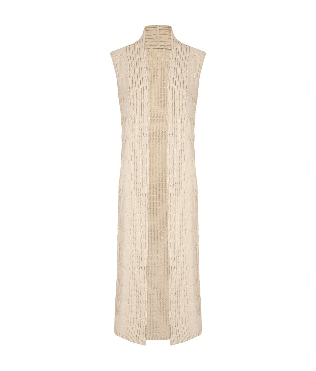 KYOTO LONG VEST SAND