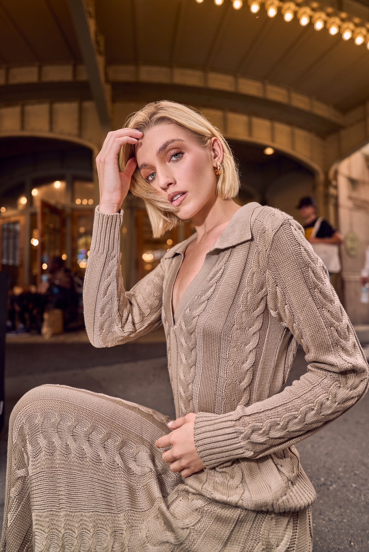 BALTHAZAR ARENA SKIRT AND SWEATER SET