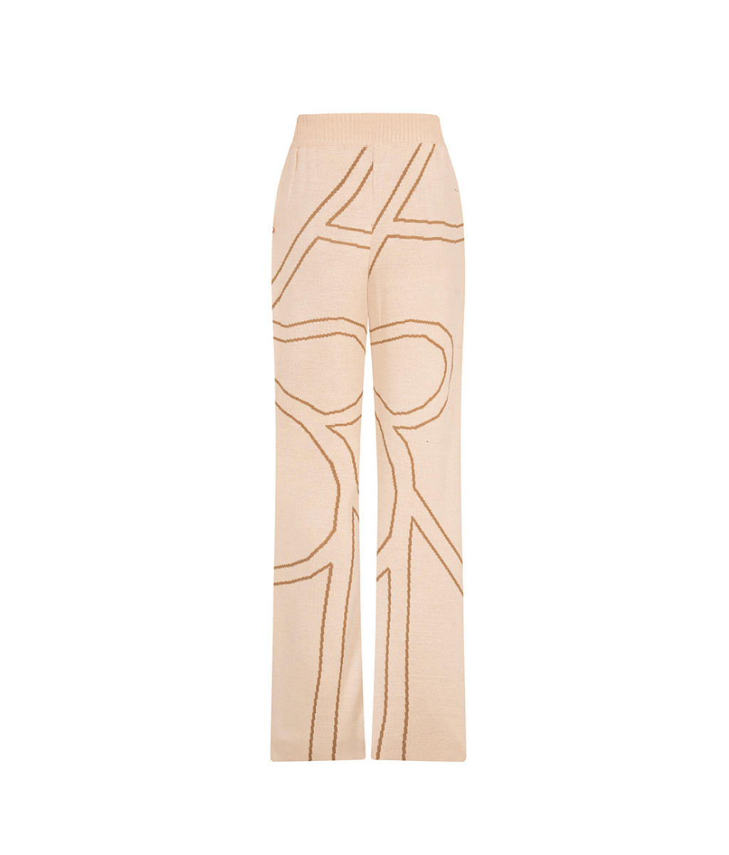 MONACO PANTS SET BEIGE-CAMEL