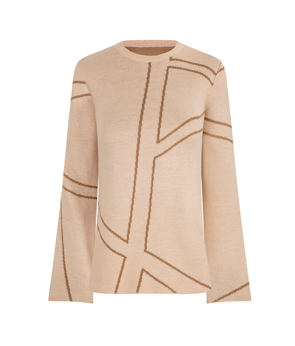 MONACO SWEATER BEIGE-CAMEL